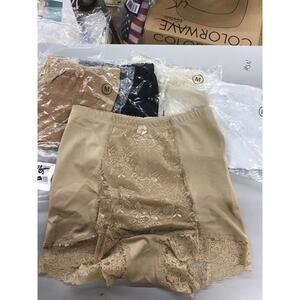 Rhonda shear pin up briefs size medium 5pack new ruched lace from HSN